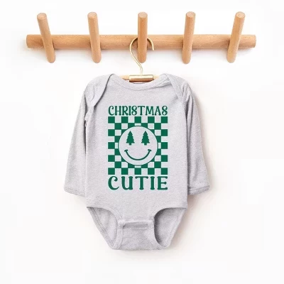 Детский боди The Juniper Shop Christmas Cutie, серый