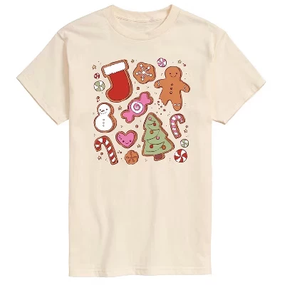 Мужская футболка Instant Message Christmas Treats, кремовая