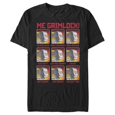 Мужская футболка Grimlock Meme Box черного цвета