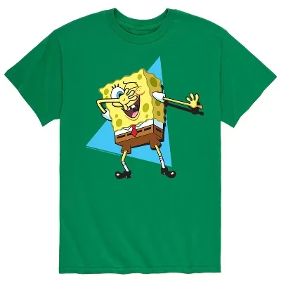 Мужская футболка SpongeBob «Спанч Боб: даб», зеленая