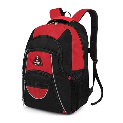 New York XPress BP-06512 50-литровый очень большой дорожный рюкзак для женщин и мужчин, рюкзак для ноутбука с несколькими карманами красного цвета