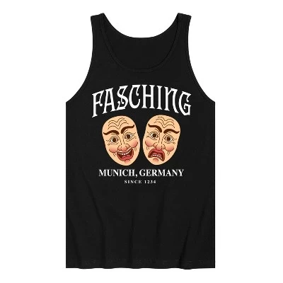 Мужская майка Instant Message Fasching Masks, черная