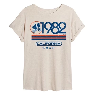 Женская футболка - - 1982 ET California с объемным рисунком birch