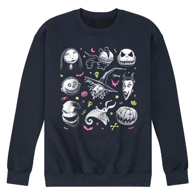 Мужская флисовая толстовка Jack Sally Oogie Shock Lock Barrel и Zero Graphic
