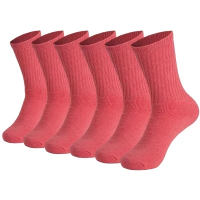 Мужские хлопчатобумажные носки Crew Socks – 6 пар, мягкая подошва, дышащие и отводящие влагу спортивные носки Athletic Sport Socks flower