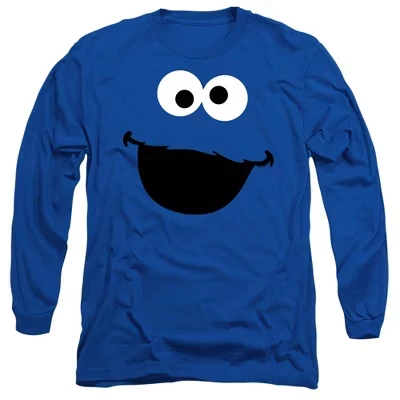Мужской лонгслив Sesame Street Cookie Monster, синий