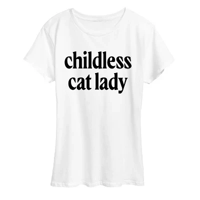 Женская футболка Instant Message Cat Lady, белая