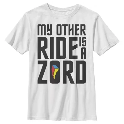 Еще один аттракцион мальчика - белая футболка Zord