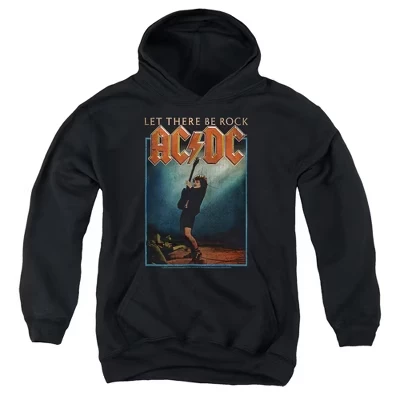 Мальчиковая худи ACDC Let There Be Rock, черная