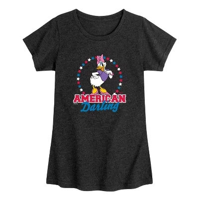 Приталенная футболка с коротким рукавом и рисунком American Darling Daisy