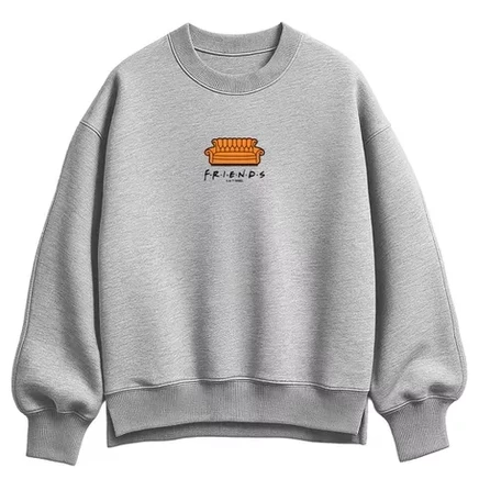 Женская толстовка Athletic heather из флиса Оверсайз на кушетке для женщин