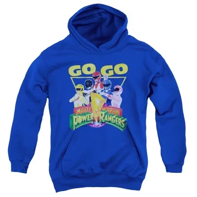 Мальчиковая толстовка Power Rangers Go Go с капюшоном, синяя