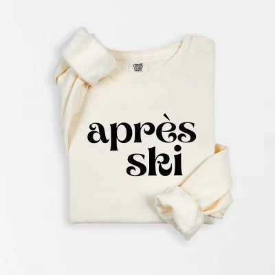 Женская легкая одежда, окрашенная в графический цвет толстовка Apres Ski