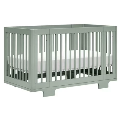 Детская кроватка babyletto yuzu 8-в-1, светло-шалфейная
