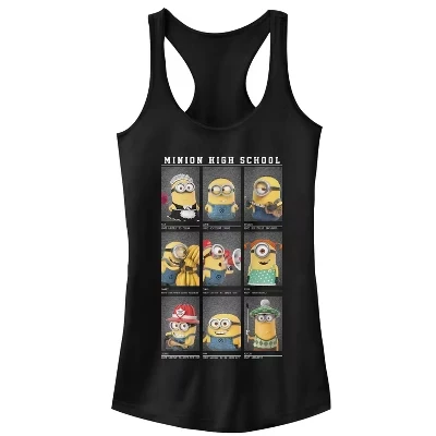 Женская майка Despicable Me «Альбом миньона», черная