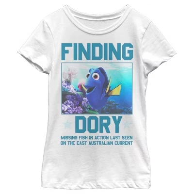 Футболка для девочек Finding Dory, белая