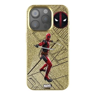 Чехол для iPhone Keyscaper Marvel Deadpool золотой