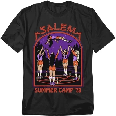 Мужская футболка Steven Rhodes Salem Summer Camp, черная
