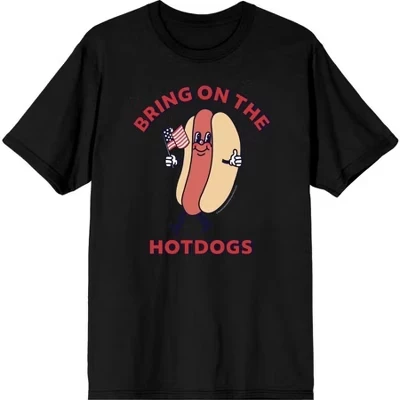 Мужская футболка с коротким рукавом Americana Bring On The Hot Dogs черная