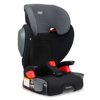 Детское бустерное автокресло Britax Highpoint 2-в-1, черное