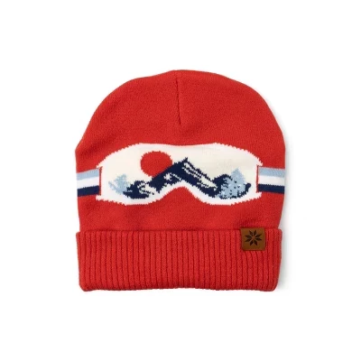 Детская шапочка Freestyle Beanie, теплая вязаная шапка для мальчиков и девочек, красная