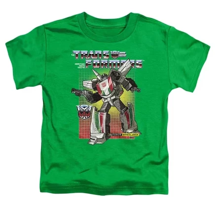 Футболка для мальчиков Transformers Wheeljack, ярко-зеленая