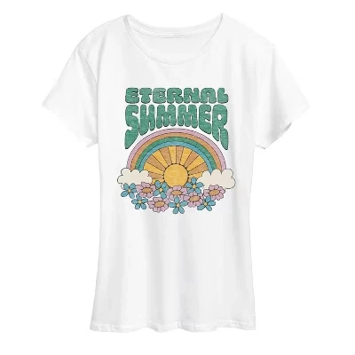 Женская футболка Instant Message Eternal Summer, белая