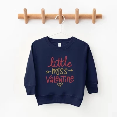 Молодежная ультрамягкая толстовка с рисунком Little Miss Valentine