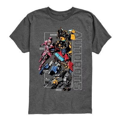 Футболка для мальчиков Transformers Autobots, тёмно-серая