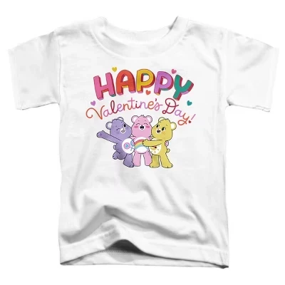 Детская футболка Care Bears «День Валентина», белая