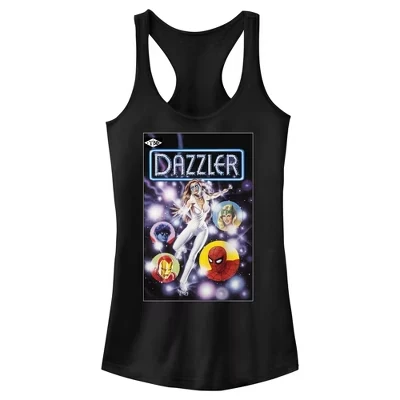 Женская майка Marvel Dazzler с принтом, черная