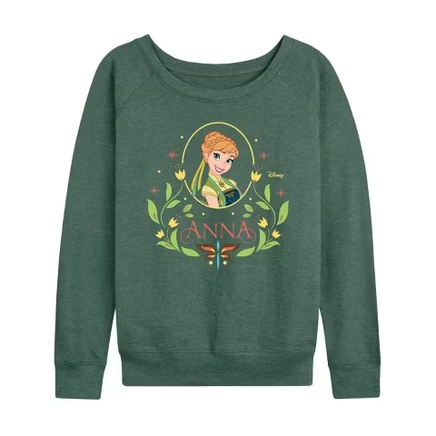 Женский лонгслив Frozen, можжевеловый меланж