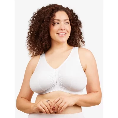 Женский бюстгальтер The Meryl - Cotton Comfort & Sleep с застежкой спереди (110) белый