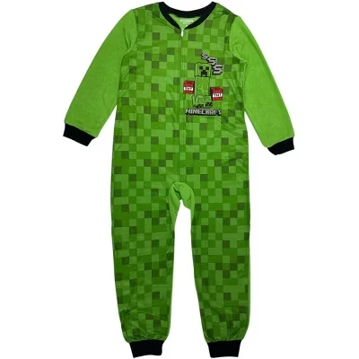 Пижама Union Suit с капюшоном для маленьких/больших мальчиков, разноцветная
