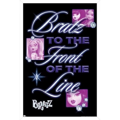 Постер в раме Trends International Bratz, белый