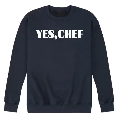 Мужской свитшот Instant Message Yes Chef, синий