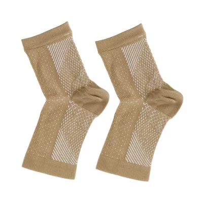 Фиксатор голеностопа Unique Bargains, 1 пара, телесный