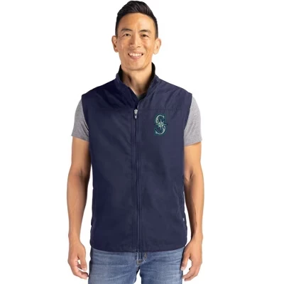 Мужской жилет на молнии Seattle Mariners Charter Eco Recycled Mens