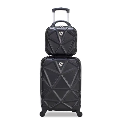Комплекты ручной клади Gem из 2 предметов Spinner Weekender Bag черный