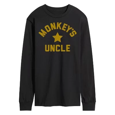 Мужская футболка с принтом Instant Message Monkey's Uncle, черная