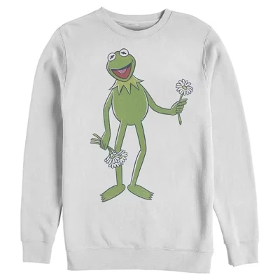 Мужской свитшот The Muppets Kermit Flower, белый