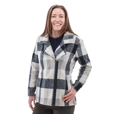 Женская куртка Aventura Clothing Woods Moto, темно-синяя