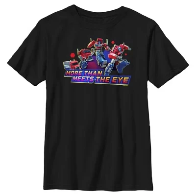 Футболка для мальчиков Transformers Optimus Prime, черная