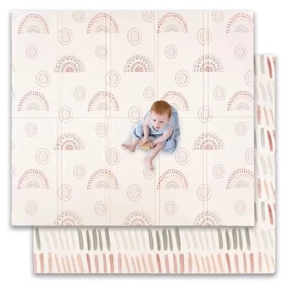 Игровой коврик JumpOff Jo, 178×150 см, радужный