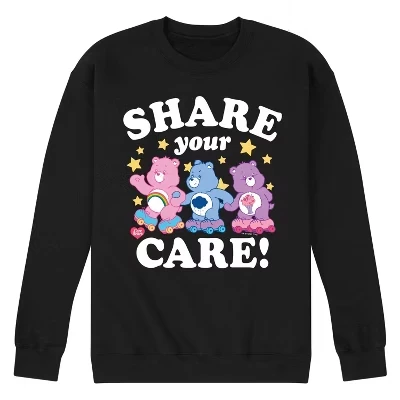 Мужской свитшот Care Bears Share Your Care, черный