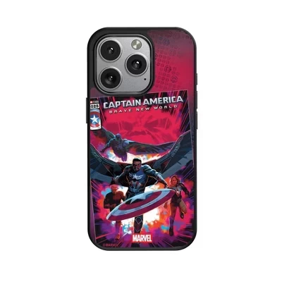 Обложка Marvel Avengers, совместимый с MagSafe чехол для мобильного телефона Apple iPhone, Сэм Уилсон, капитан Америка