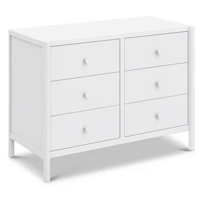 Комод DaVinci Birdie с 6 ящиками белого цвета