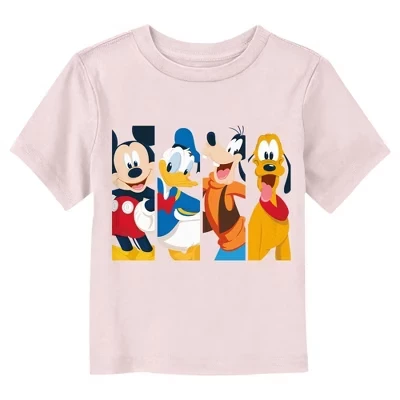 Детская футболка с панелями Mickey & Friends 