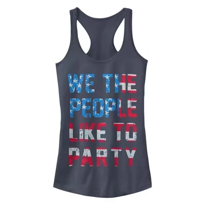 Подростковая майка Chin-Up «We the People», индиго