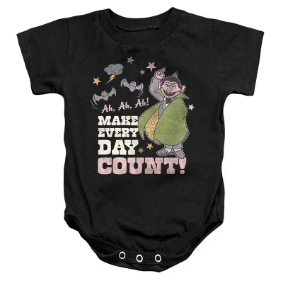 Детское боди Vintage The Count, рассчитанное на каждый день, черного цвета